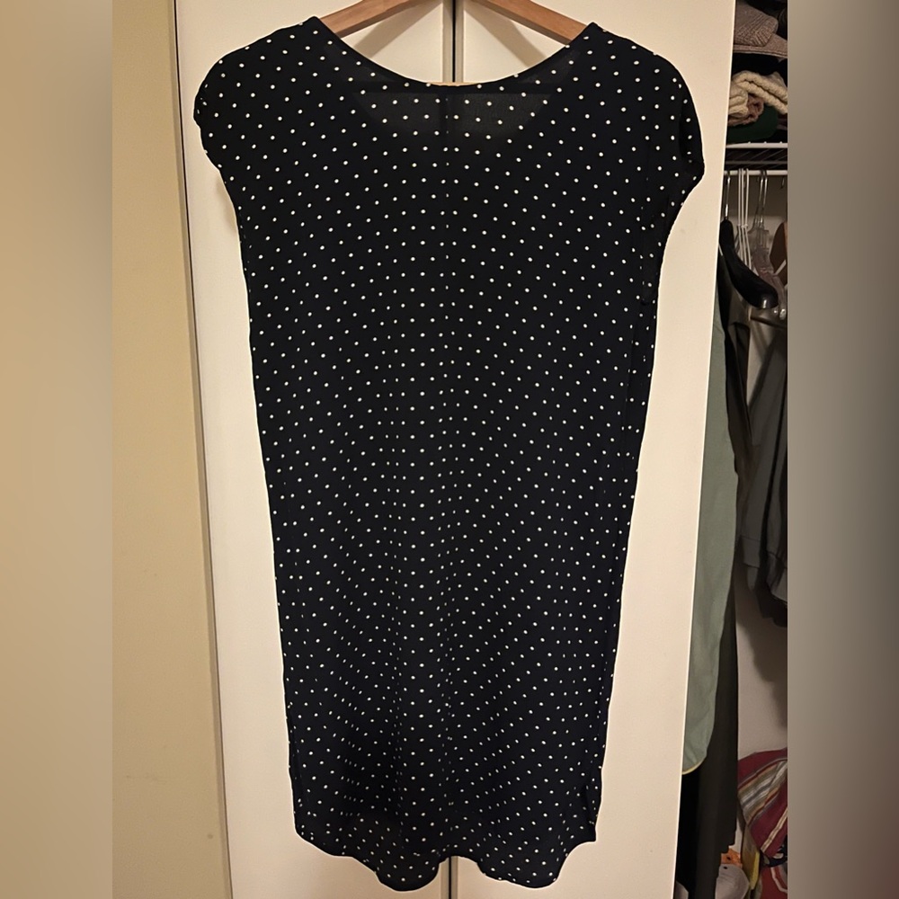 Madewell Navy Polka Dot Tunic